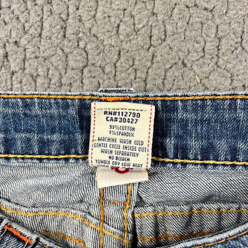 True Religion Blue Flare Jeans - Picture 6 of 11